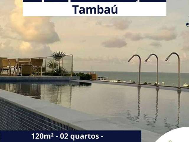 cobertura duplex com 2 quartos em Tambaú 1 quadra da praia- PB