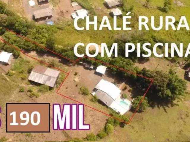 Chacrinha com chale e piscina em santo antônio da patrulha