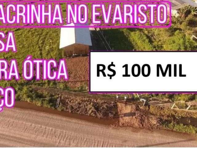 [444]mini chacrinha em santo antônio da patrulha no evaristo com casa, poço e fibra ótica