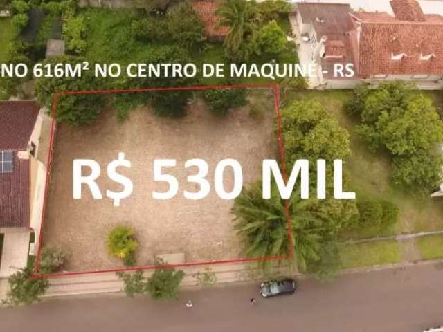 113917 - terreno comercial ou residencial no centro de maquiné rs com 616m²