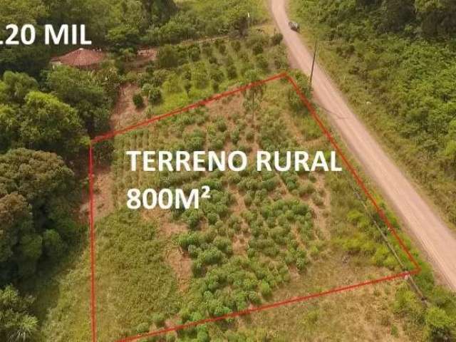 Mini chácara/terreno rural com luz e internet fibra ótica em taquara