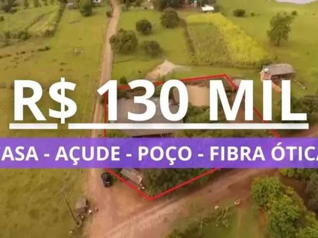 Chácara da dona sueli com casa, açude com peixes e internet fibra ótica em taquara