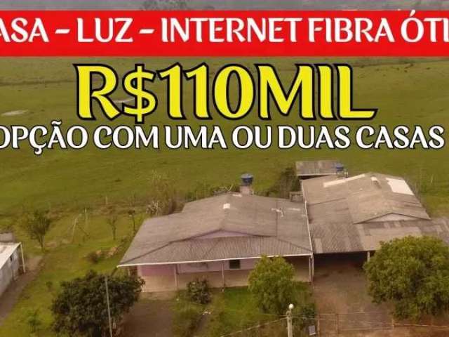 [561] imóvel rural em santo antônio da patrulha, uma ou duas casas, luz, fibra ótica, água encanada e poço artesiano próprio