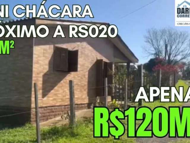 [557]mini chácara ou terreno rural em taquara-rs, com casa, pomar,banheiro com hidromassagem