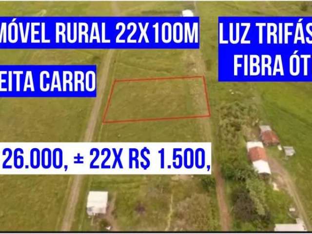 [113823] terreno rural em santo antônio da patrulha 1100m² luz trifásica e fibra ótica | estuda proposta