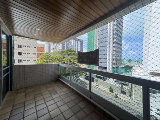 Apartamento com 4 quartos para alugar na Rua dos Navegantes, Boa Viagem, Recife, 169 m2 por R$ 8.000