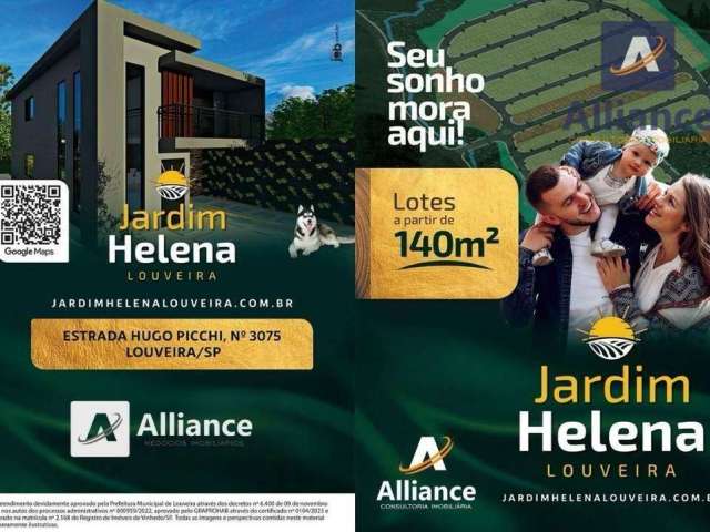 Terreno à venda, 140 m² por R$ 170.000 - Jardim Helena - Santo Antônio - Louveira/SP