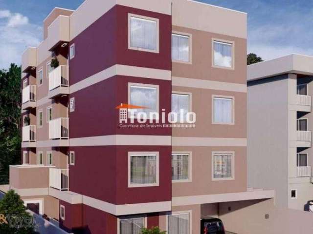 Apartamento com 3 quartos à venda na Rua Lourenço José de Paula, Afonso Pena, São José dos Pinhais, 55 m2 por R$ 246.000