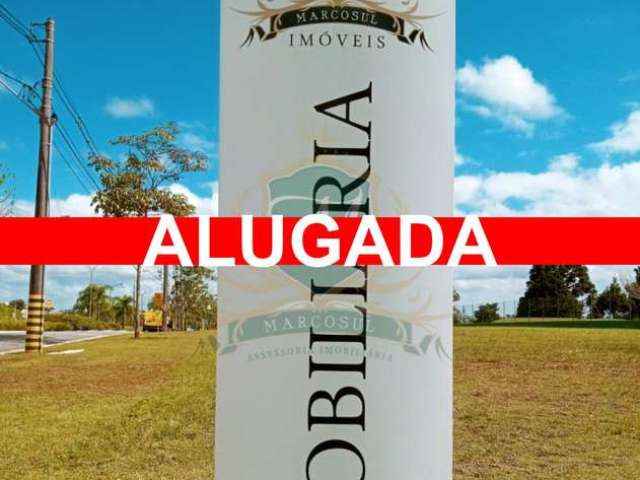 Excelente sala comercial para locação em Alphaville Empresarial de Pinhais, sala com 50 m² , com 1 banheiro e inst. para copa. garagens privativa