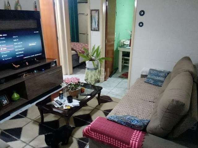 Apartamento 02 dormitórios e vaga, no bairro Mario Quintana, em Porto Alegre RS.&lt;BR&gt;Apartamento conta com 2 dormitórios, sala, cozinha com área de serviço, banheiro social.&lt;BR&gt;De fundos, c