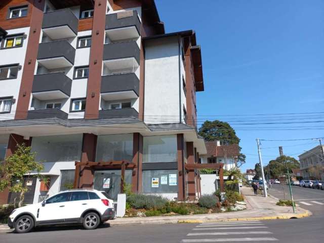 Ótimo apartamento no centro de Canela, 83 m² privativos, 2 dormitórios, dois banheiros demais peças, com sacada, 1 vaga de garagem.