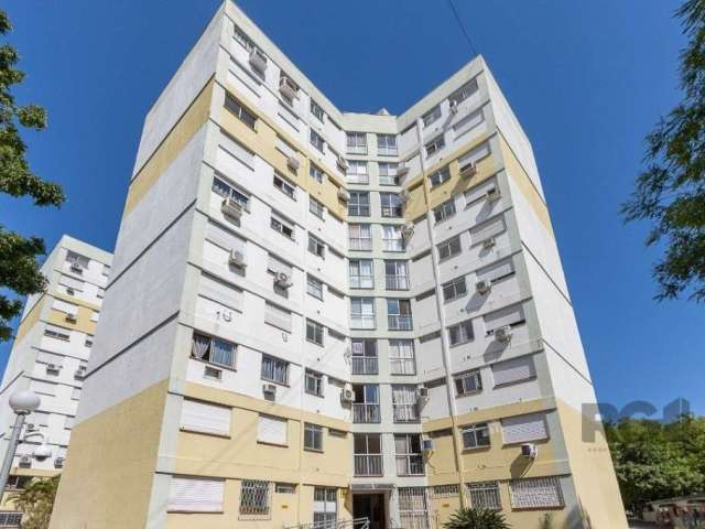 Apartamento na Zona Sul - Camaqua com 1 dormitório, sala de estar, banheiro, cozinha e area de serviço.&lt;BR&gt;Condomínio com vagas rotativas para estacionamento, portaria 24h, monitoramento por cir