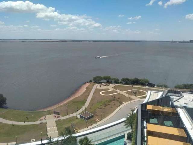 Libertas Imóveis sala comercial no empreendimento Pontal do Estaleiro no bairro Praia de belas. Imóvel NOVO com aproximadamente 35m², andar alto com vista panoramica ao Rio Guaíba, banheiro social, ac