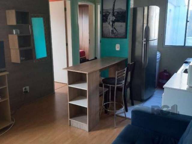 LINDO APARTAMENTO, MOBILIADO, DE 2 DORMITÓRIOS COM VAGA,  NO BAIRRO JARDIM LEOPOLDINA. &lt;BR&gt;&lt;BR&gt;Com ótima posição solar e semi mobiliado. &lt;BR&gt;&lt;BR&gt;Condomínio com salão de festas 