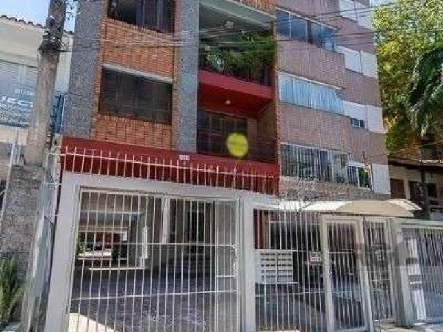 Apartamento de 1 dormitório com sacada integrada, living 2 ambientes, banheiro social, cozinha e área de serviço separada, pátio com churrasqueira, silencioso, arejado e ensolarado, box para 1 carro, 