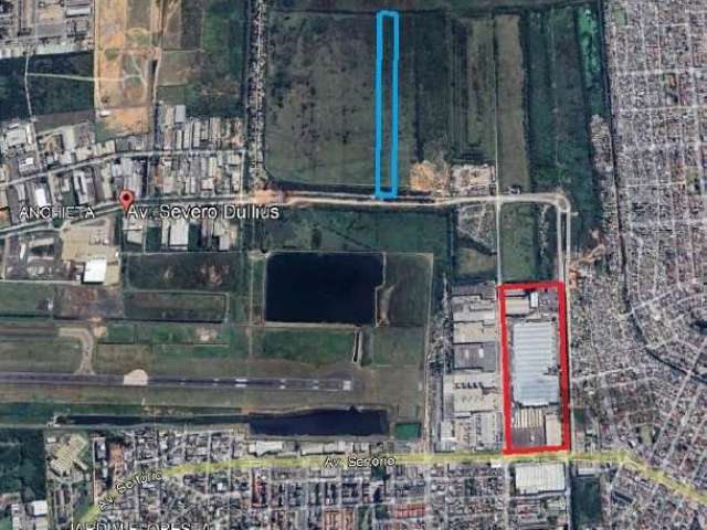 Área a venda na Av Severo Dullius, com 60.000 m² e dimensões de 66 X 920. &lt;BR&gt;&lt;BR&gt;Localizada entre o Aeroporto (portão 6) e a Av Sertório, em excelente região que favorece em logística par