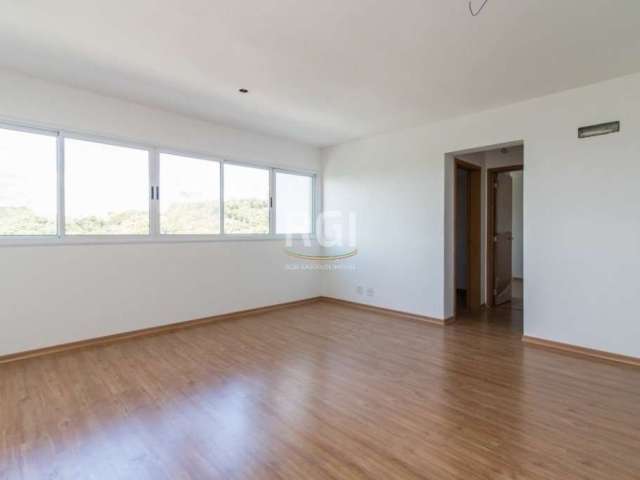 Apartamento novo, 2 dormitórios, com suíte, água quente, banho social, lavabo, semi mobiliado, cozinha, área de serviço e garagem box 123.&lt;BR&gt;O imóvel está com piso laminado, aquecedor e duchas.