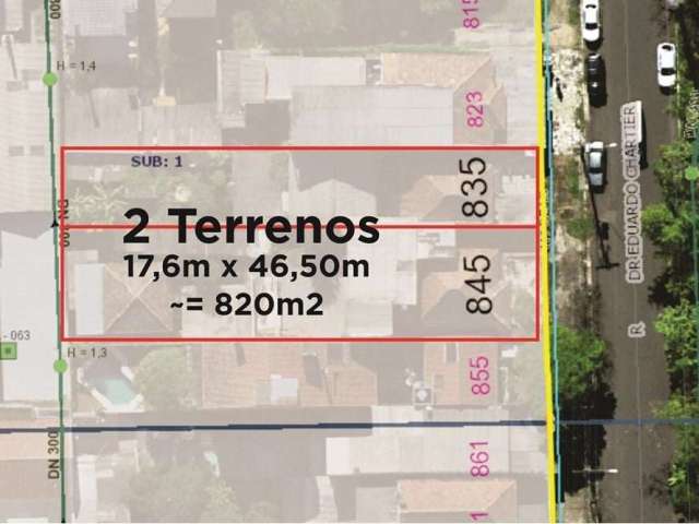 Localizado no charmoso bairro Higienópolis, em Porto Alegre, este terreno de 825 metros quadrados oferece uma excelente oportunidade para quem busca um espaço generoso e bem situado. Com dimensões de 