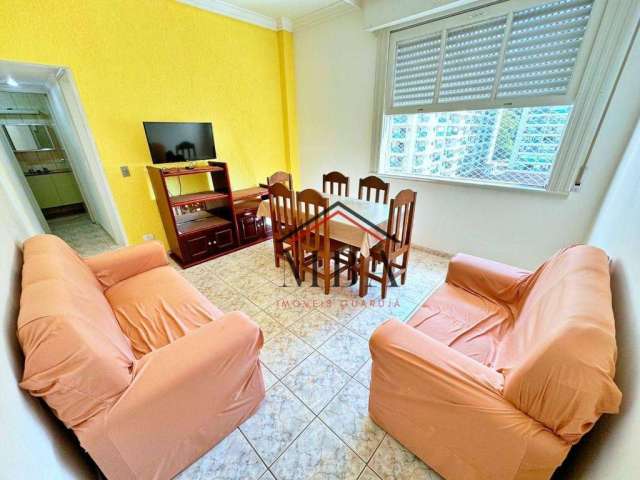 OPORTUNIDADE BEIRA MAR - Apartamento com 2 dormitórios à venda, 60 m² por R$ 370.000 - Praia das Pitangueiras - Guarujá/SP