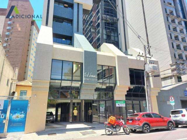 Conjunto para alugar, 86 m² por R$ 4.607,00/mês - Centro - Curitiba/PR