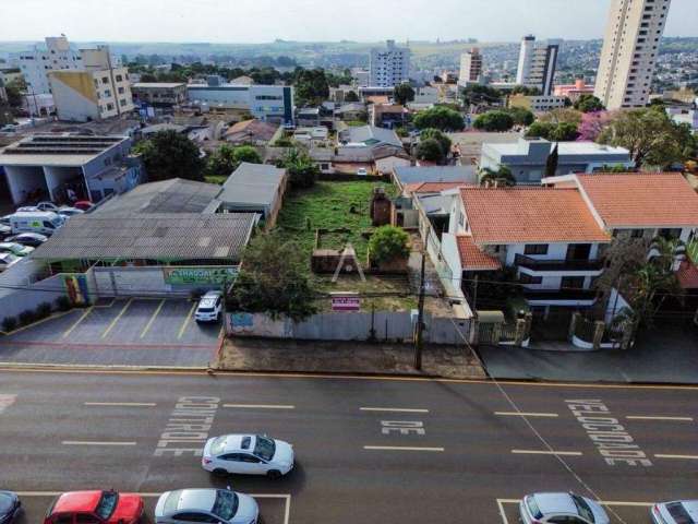 Excelente terreno à venda no Centro em Cascavel - PR com 1848m²