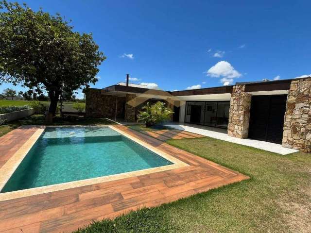 Casa em Condomínio p/ Venda c/ 180m², 3 Suítes, Sala, Cozinha, Área Gourmet, Piscina, Quintal - Riviera de Santa Cristina I - Arandu/SP (Jurumirim)