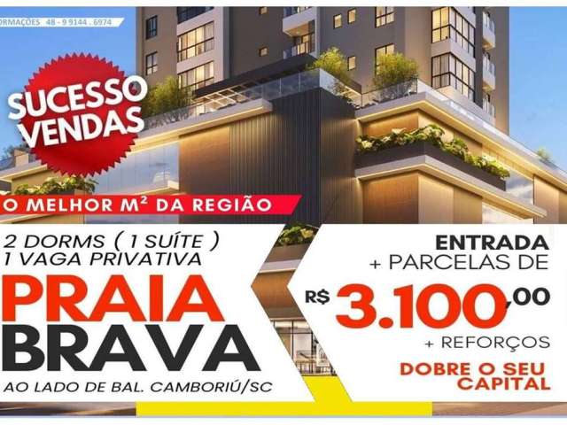 Apartamento 3 quartos à venda na Praia Brava - Itajaí SC