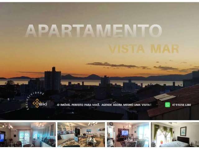 Apartamento com terraço vista mar, Jardim Cidade de Florianópolis SC