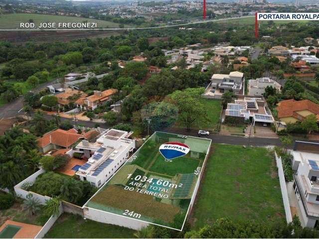 Terreno/Edícula a venda, Condomínio Royal Park, 1034m², Ribeirão Preto/SP