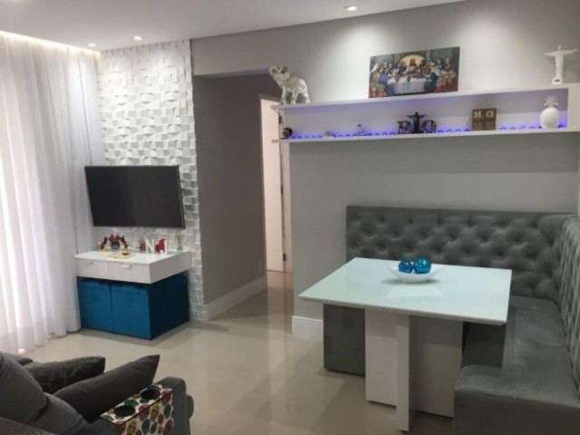 APARTAMENTO À VENDA NO JARDIM FLOR DA MONTANHA - 58 m² - 2 DORMITÓRIOS - 1 SUÍTE - VARANDA - 1 VAGA.