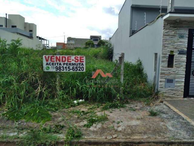 Terreno à venda, 348 m² por R$ 320.000 - Loteamento Residencial Jardim dos Pinheiros - Americana/SP