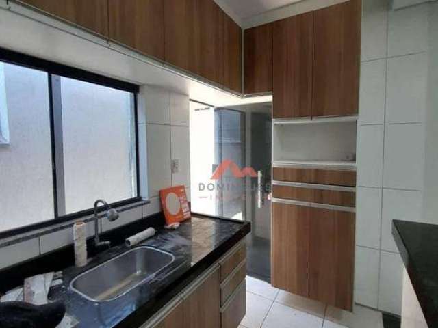 Casa com 2 dormitórios para alugar, 49 m² por R$ 1.385,00/mês - Jardim Bertoni - Americana/SP