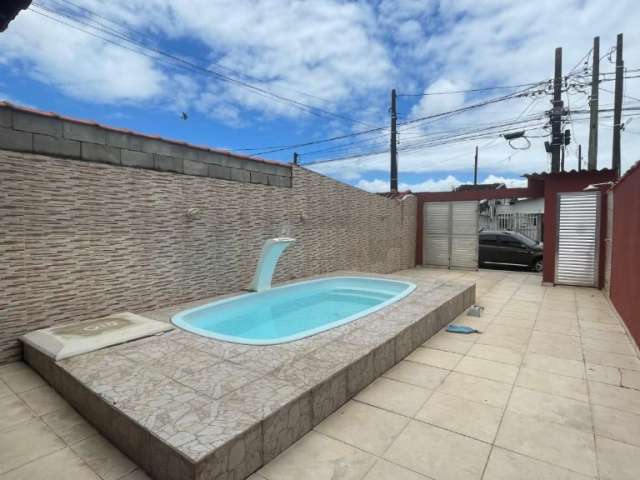 Casa com piscina 1 dormitório no Flórida Mirim Mongaguá