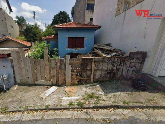 Terreno à venda, 316 m² por R$ 580.000,00 - Vila Assunção - Santo André/SP