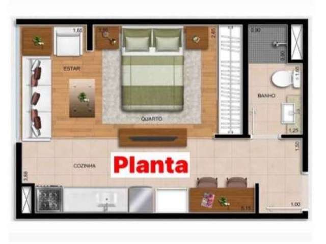 Apartamento com 1 quarto à venda na Rua do Tramway, --, Tucuruvi, São Paulo por R$ 245.000