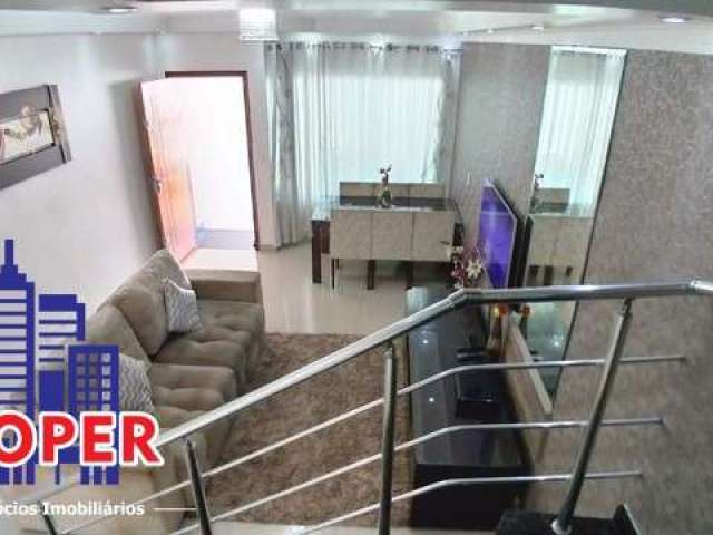 Excelente sobrado de 100 m²/3 suites/2 vagas/ espaço gourmet à venda em condominio fechado na vila ema.