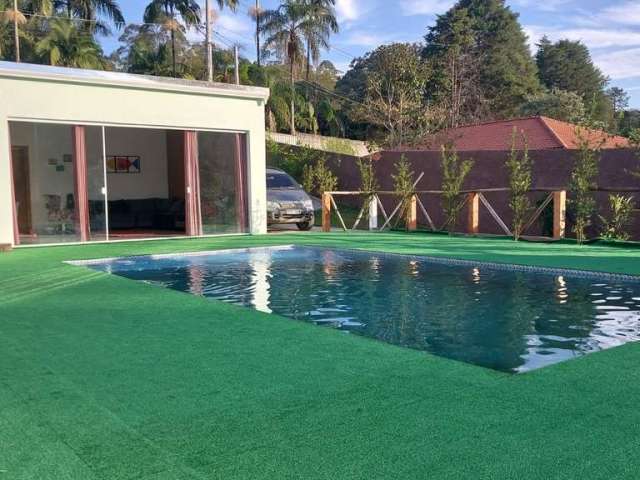 Excelente chácara com escritura de 2.100 m²/casa sede/lago/piscina/área gourmet à venda em campo limpo paulista