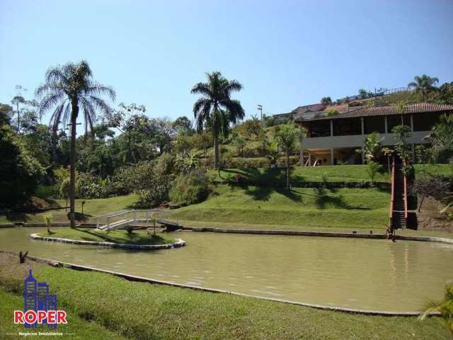 Excelente chácara murada com escritura de 12.000 m²/ casa sede/ lago/espaço gourmet à venda em santa isabel