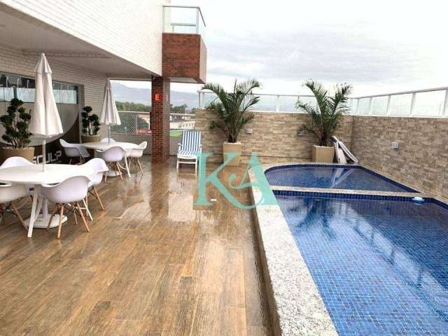 Apartamento, 78 m² - venda por R$ 510.000,00 ou aluguel por R$ 4.880,17/mês - Vila Guilhermina - Praia Grande/SP