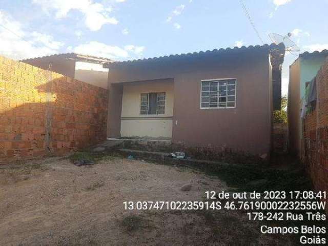 Oportunidade Única em CAMPOS BELOS - GO | Tipo: Casa | Negociação: Venda Direta Online  | Situação: Imóvel