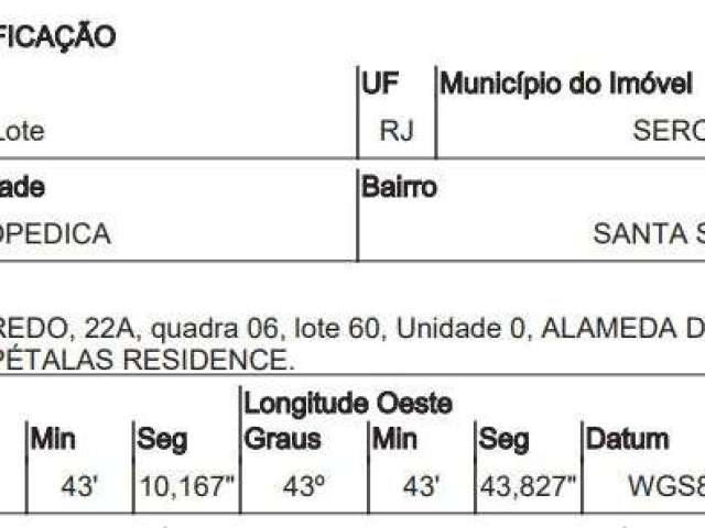 Oportunidade Única em SEROPEDICA - RJ | Tipo: Terreno | Negociação: Venda Online  | Situação: Imóvel