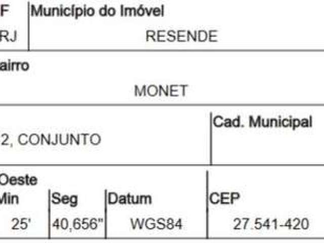 Oportunidade Única em RESENDE - RJ | Tipo: Terreno | Negociação: Licitação Aberta  | Situação: Imóvel