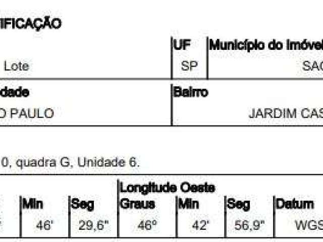 Oportunidade Única em SAO PAULO - SP | Tipo: Terreno | Negociação: Venda Direta Online  | Situação: Imóvel