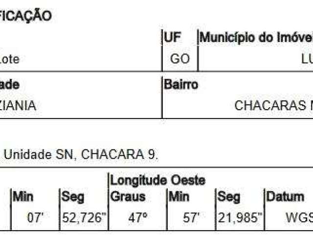 Oportunidade Única em LUZIANIA - GO | Tipo: Terreno | Negociação: Venda Direta Online  | Situação: Imóvel