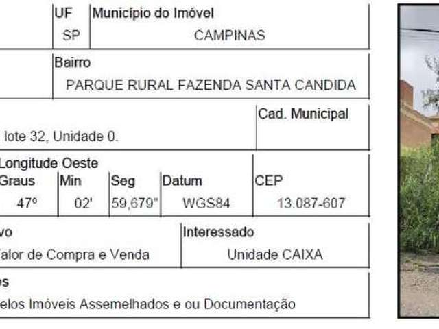 Oportunidade Única em CAMPINAS - SP | Tipo: Terreno | Negociação: Leilão  | Situação: Imóvel