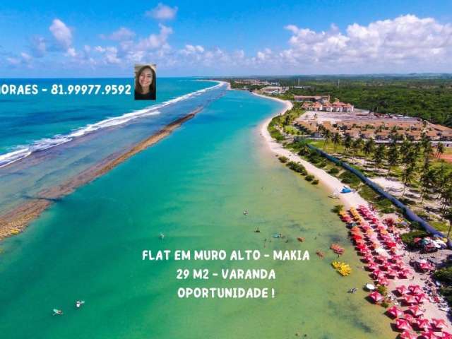 Flat exclusivo em Muro Alto - Makia Beach