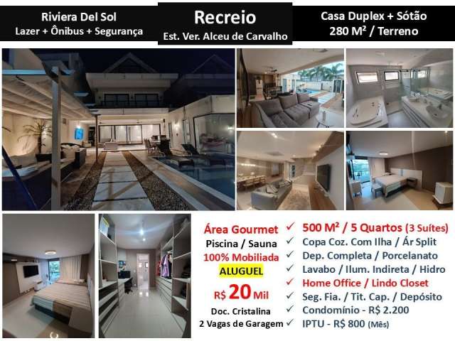 Casa Recreio Riviera Del Sol 500M² 3