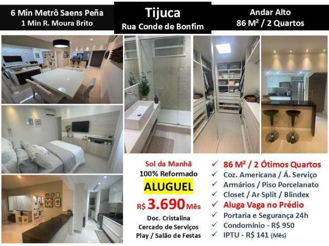 Apto Tijuca Conde de Bonfim 86M²