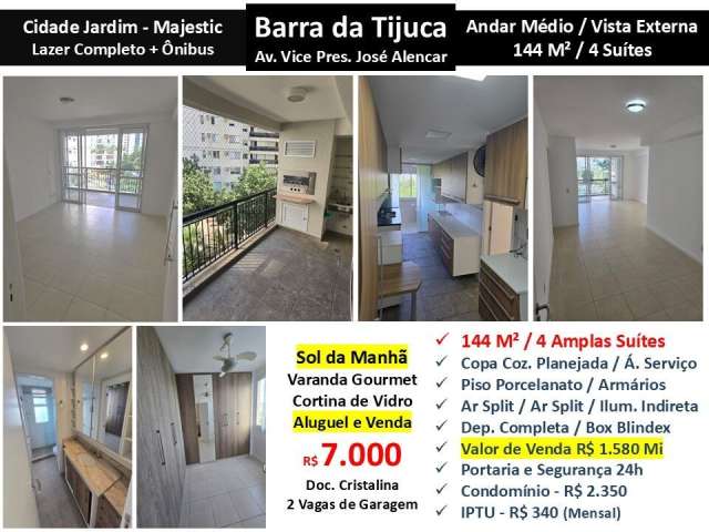 Apto Barra da Tijuca Cidade Jardim Majestic 144M² 13