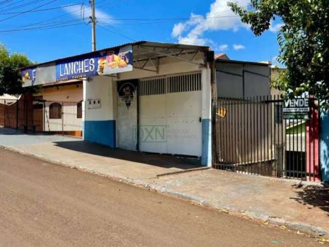 Sala comercial com casa aos fundos no jd santo antonio